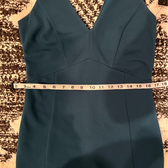 Lulu’s Teal Blue Tank MIDI Cocktail dress - Picture 4 of 6